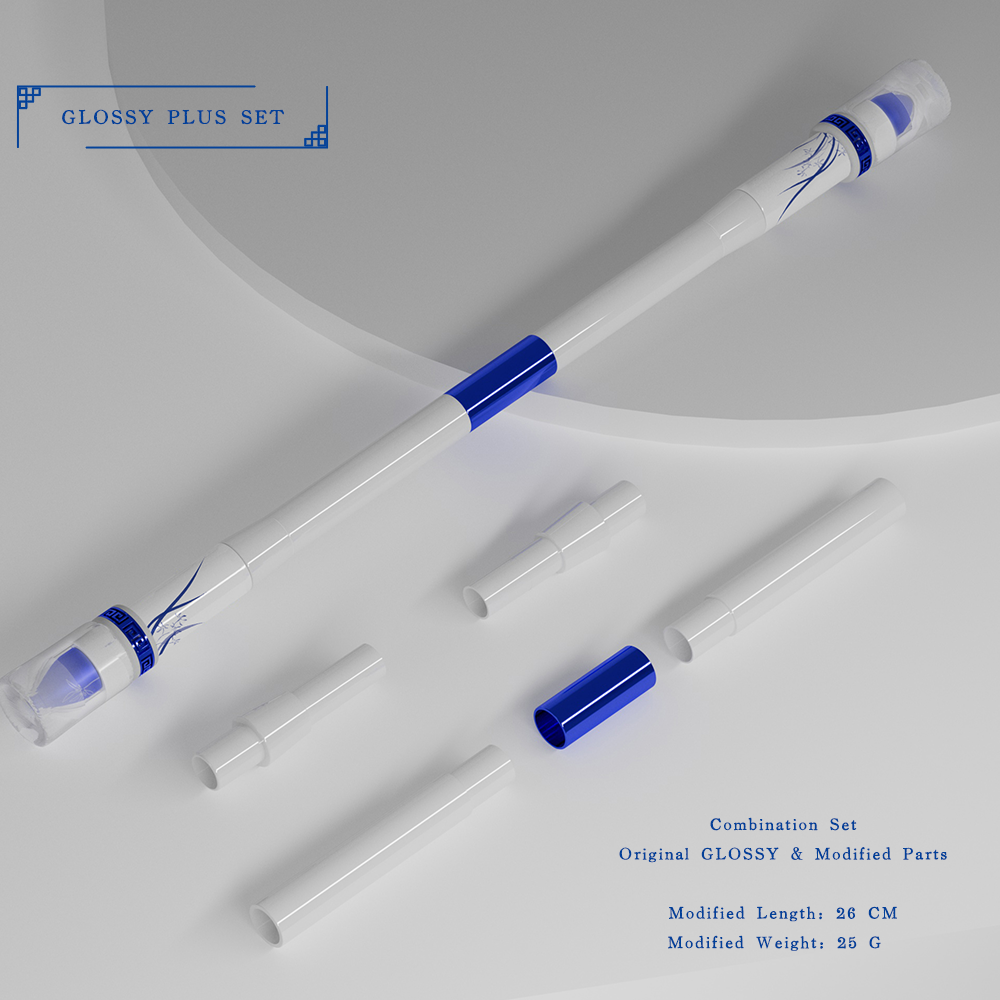 SPINNING PEN - BLUE & WHITE PORCELAIN ORCHID
