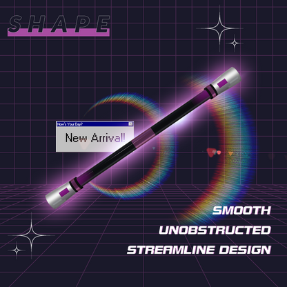 SPINNING PEN - GRADIENT FIELD (BLACK & PURPLE)
